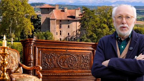 Claude Aguttes et château de Charmes