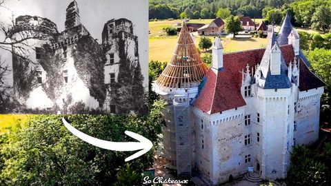 Chateau de l'Herm: Restauration 6 ans plus tard